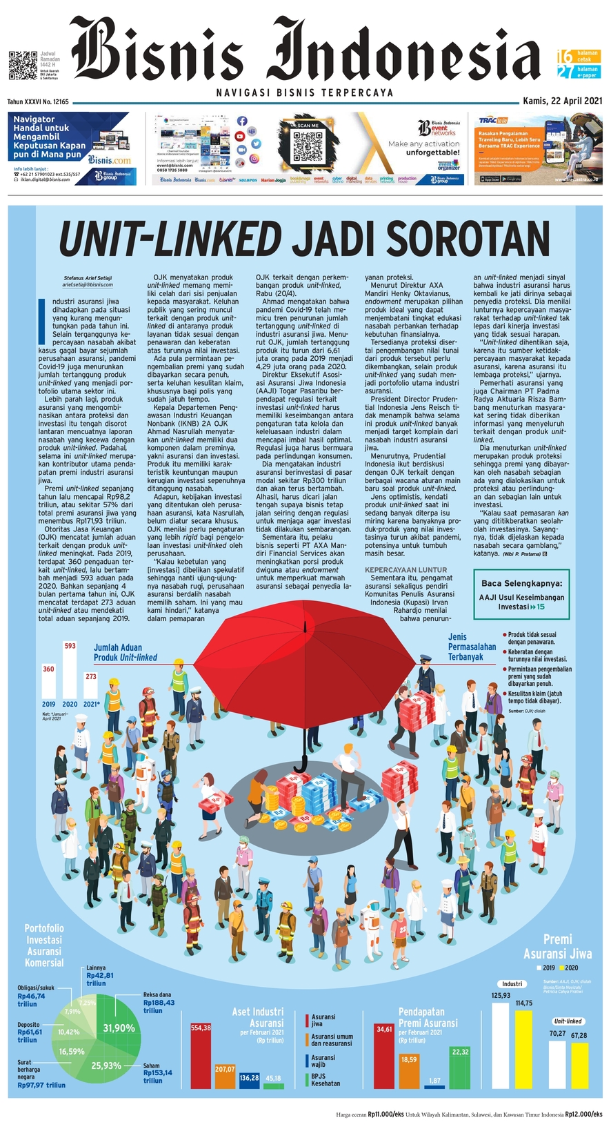 Bisnis Indonesia Edisi 22 April 2021