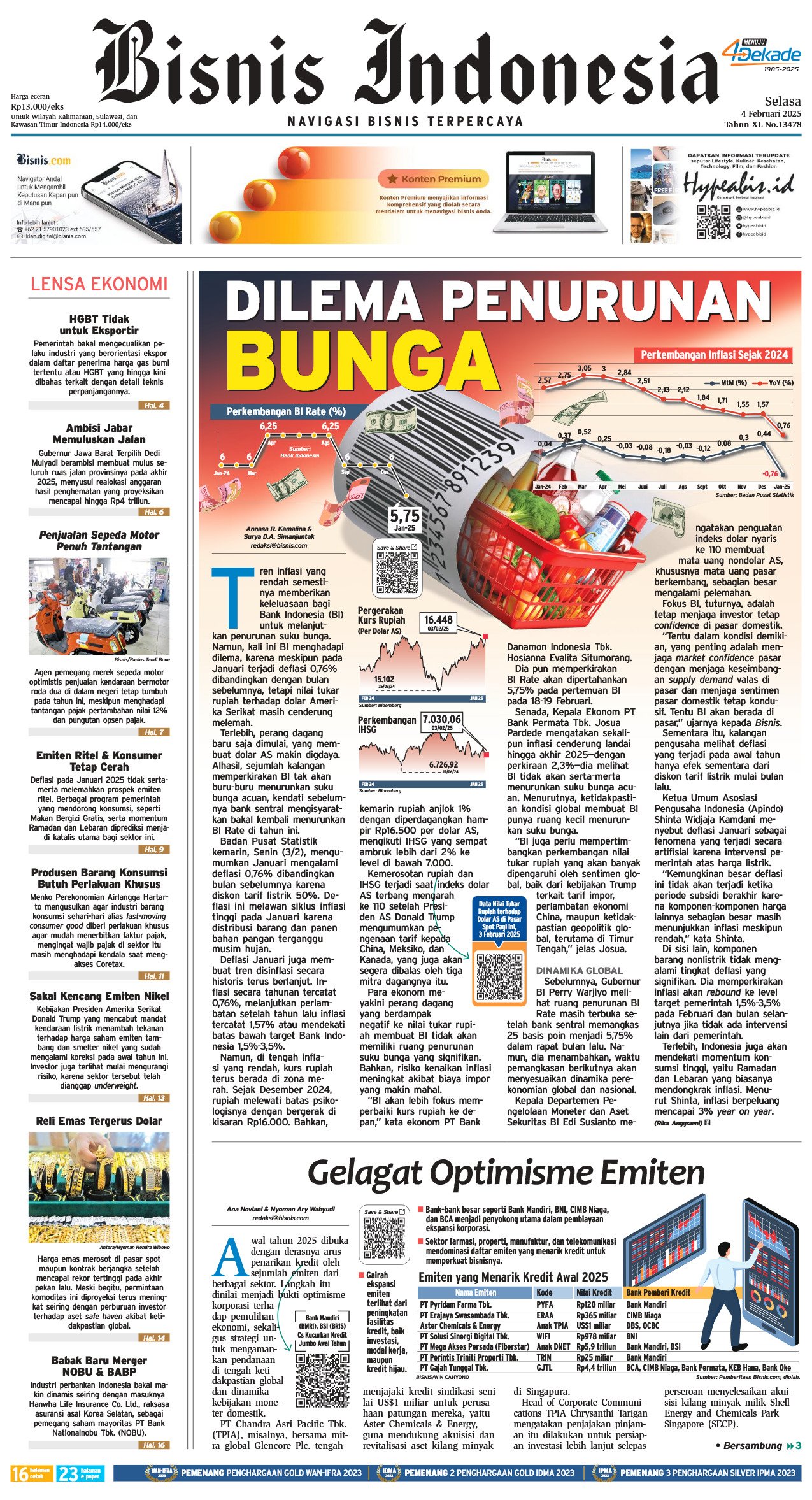 Bisnis Indonesia Edisi 04 Februari 2025