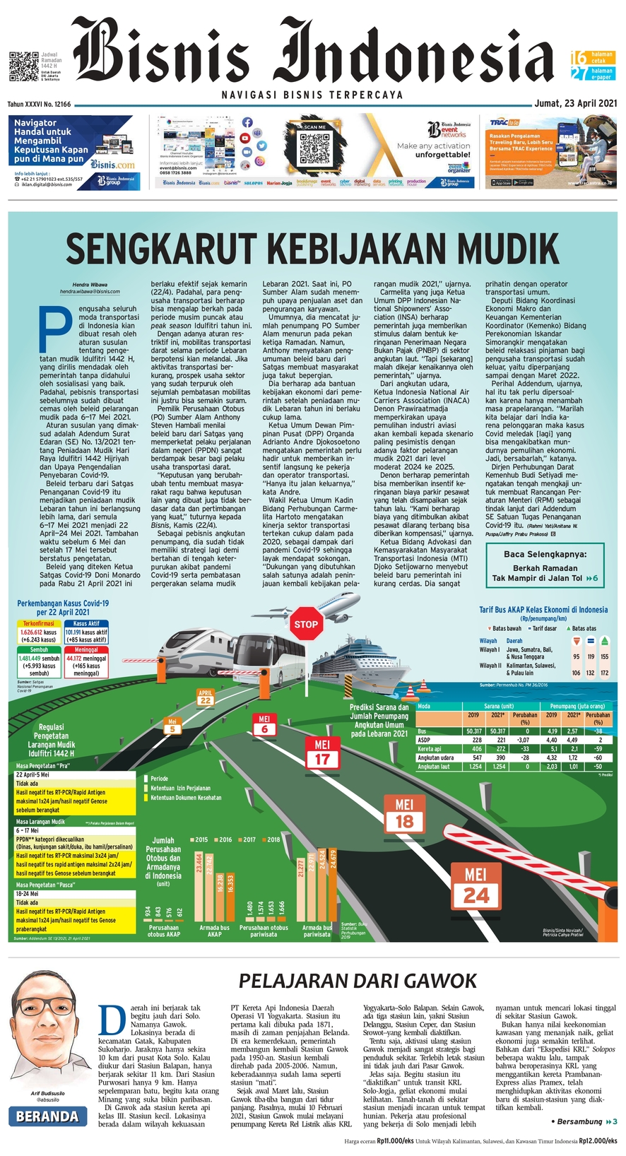 Bisnis Indonesia Edisi 23 April 2021