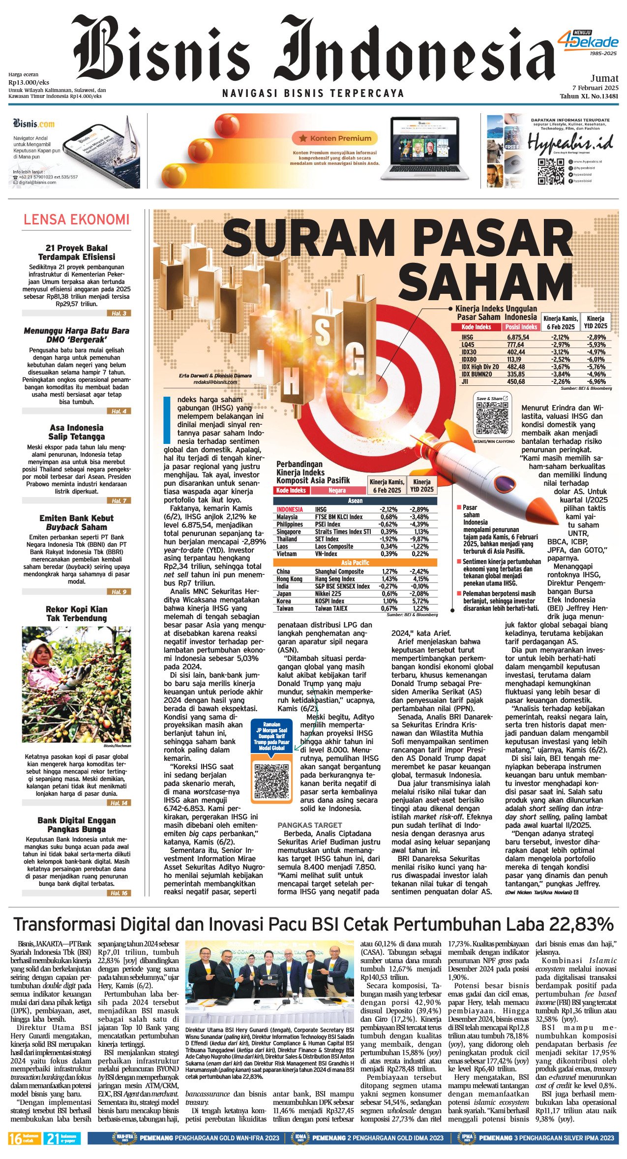 Bisnis Indonesia Edisi 07 Februari 2025