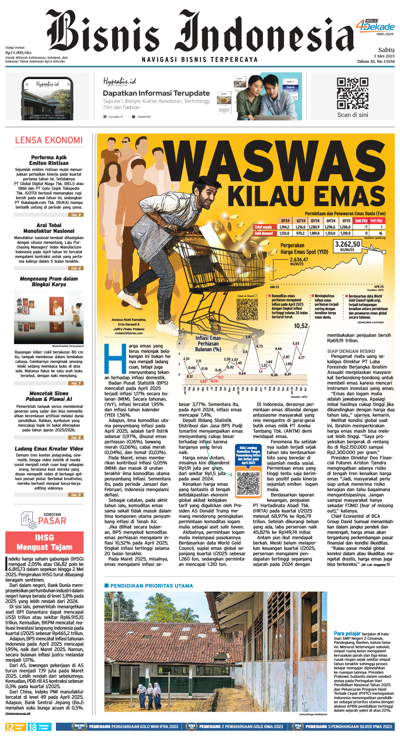 Bisnis Indonesia Edisi 03 Mei 2025 Bisnis Indonesia Edisi 03 Mei 2025