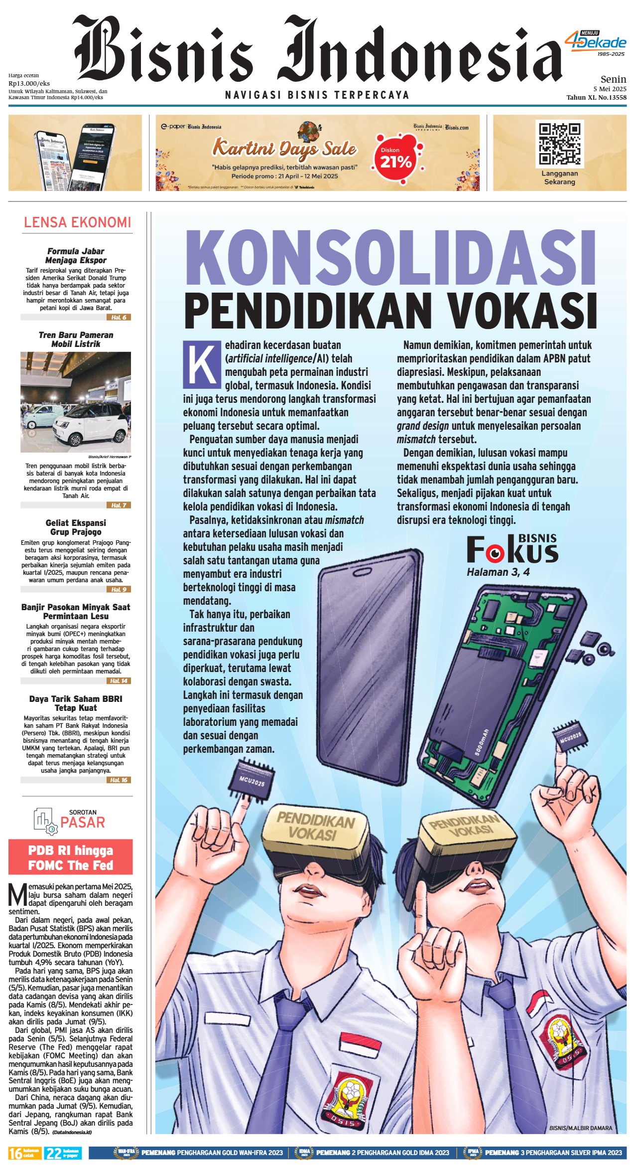 Bisnis Indonesia Edisi 05 Mei 2025 Bisnis Indonesia Edisi 05 Mei 2025