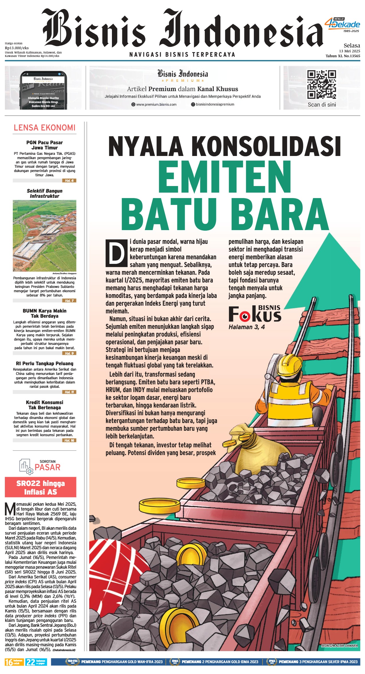 Bisnis Indonesia Edisi 13 Mei 2025 Bisnis Indonesia Edisi 13 Mei 2025