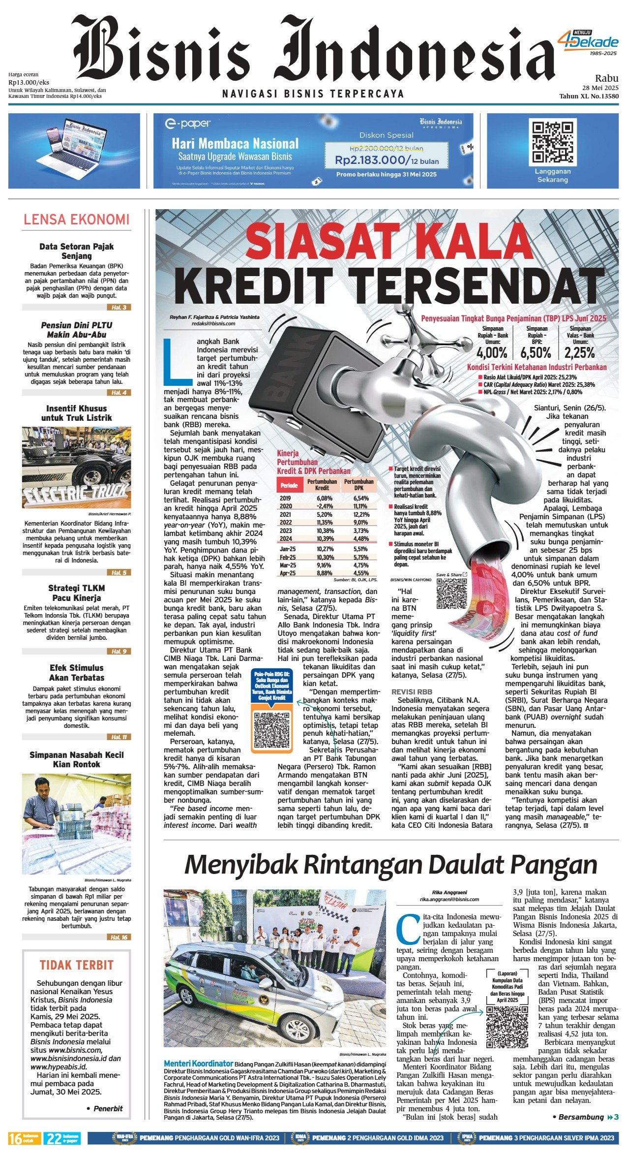 Bisnis Indonesia Edisi 28 Mei 2025