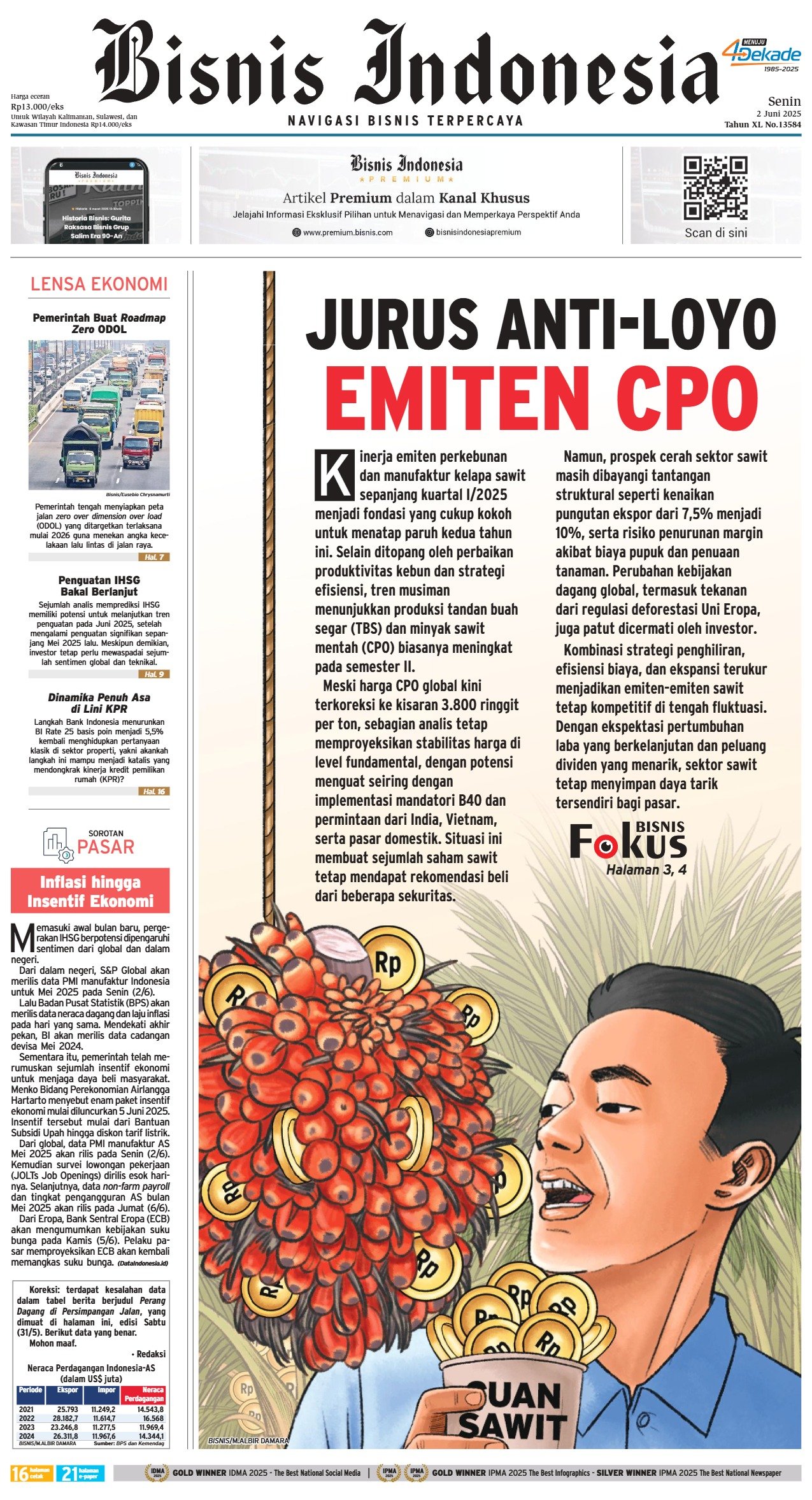 Bisnis Indonesia Edisi 02 Juni 2025