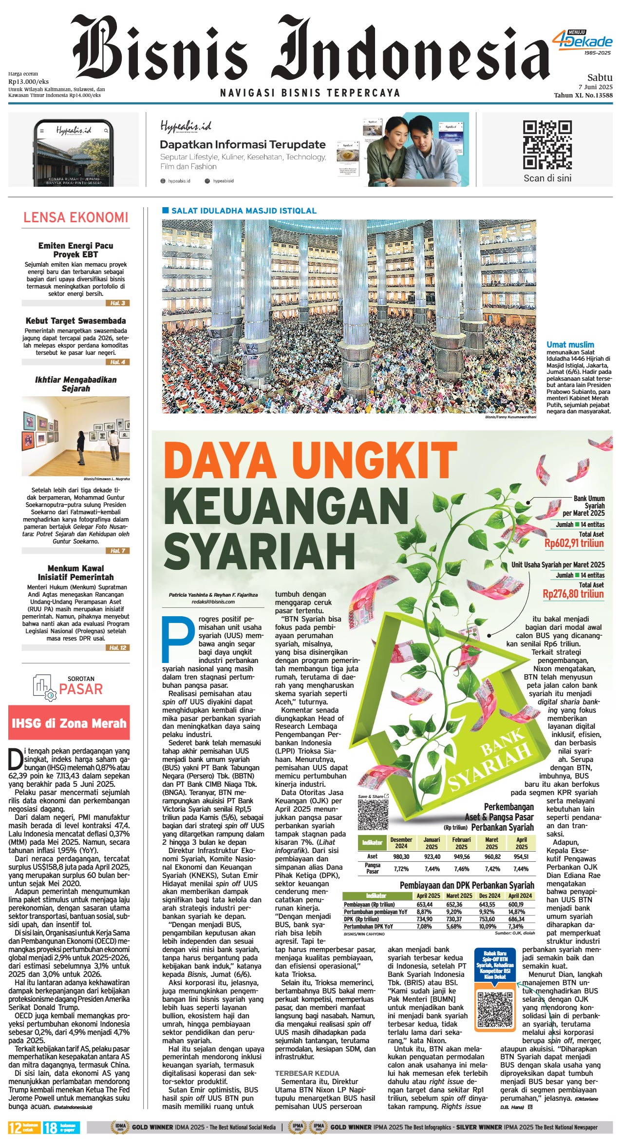 Bisnis Indonesia Edisi 07 Juni 2025
