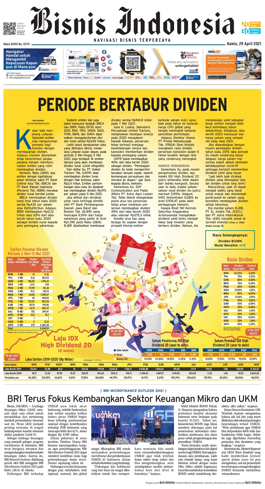 Bisnis Indonesia Edisi 29 April 2021