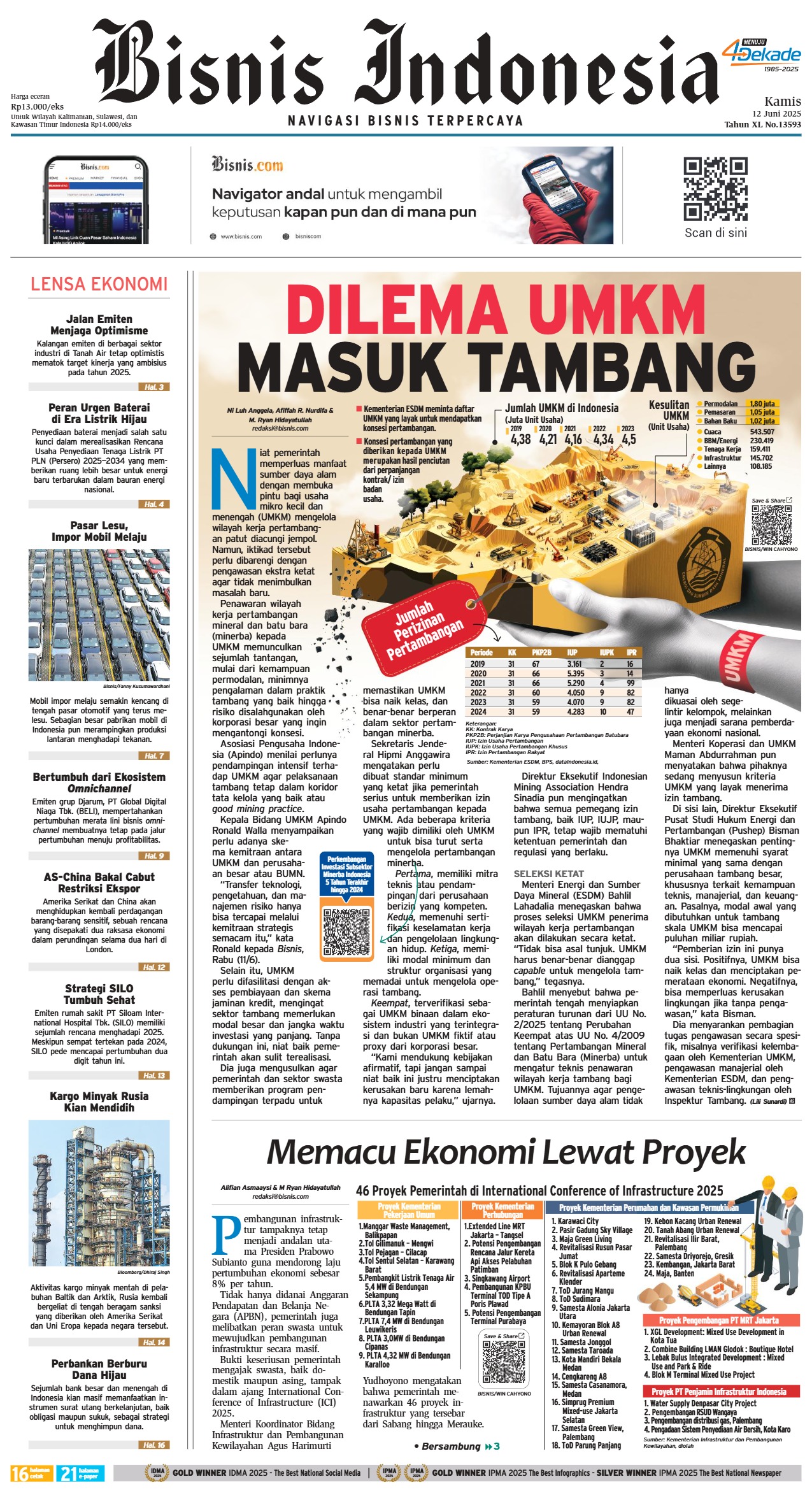 Bisnis Indonesia Edisi 12 Juni 2025 Bisnis Indonesia Edisi 12 Juni 2025