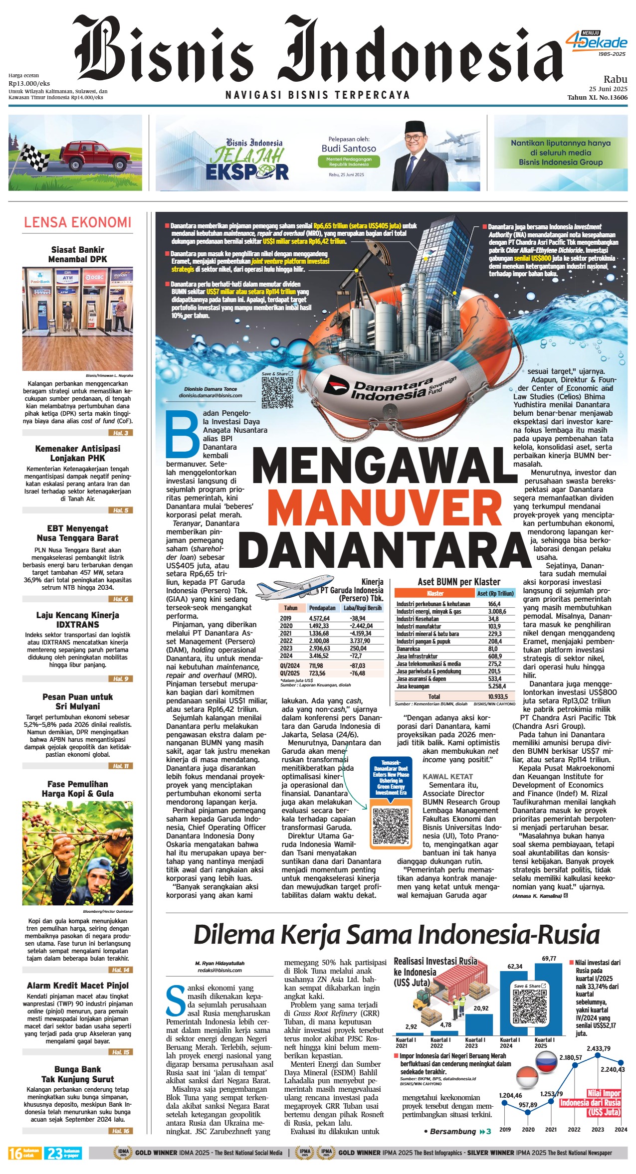 Bisnis Indonesia Edisi 25 Juni 2025 Bisnis Indonesia Edisi 25 Juni 2025