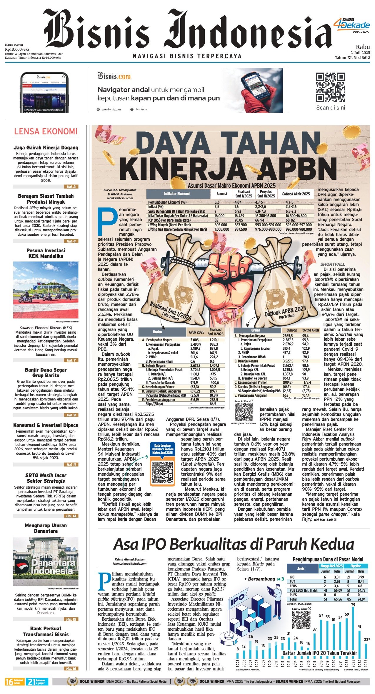 Bisnis Indonesia Edisi 02 Juli 2025 Bisnis Indonesia Edisi 02 Juli 2025