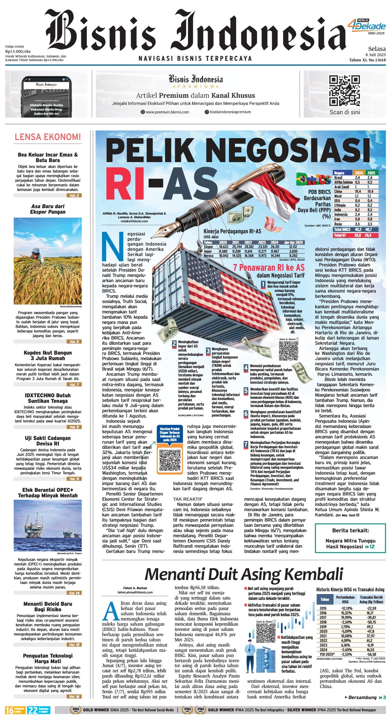 Bisnis Indonesia Edisi 08 Juli 2025