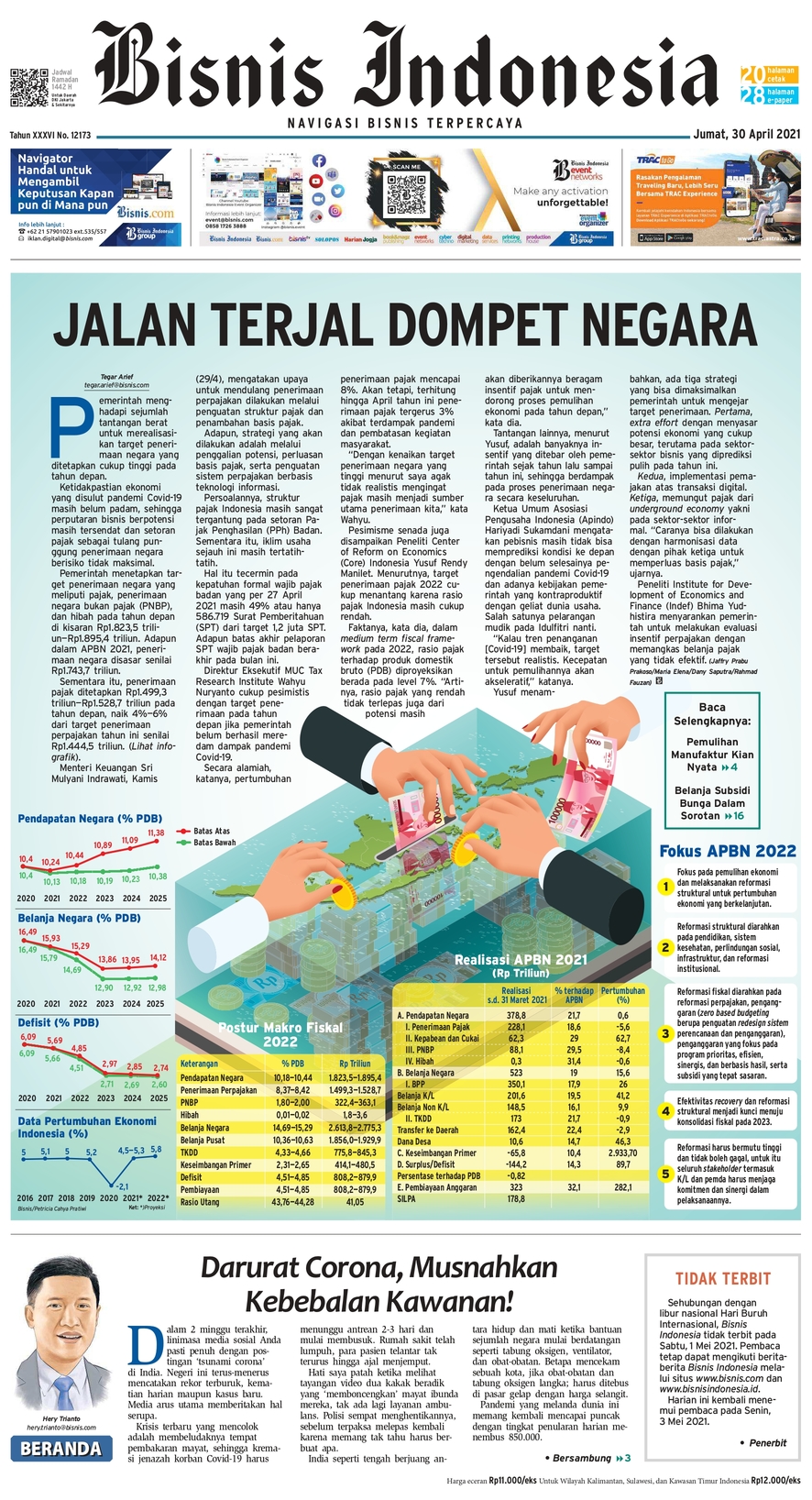 Bisnis Indonesia Edisi 30 April 2021