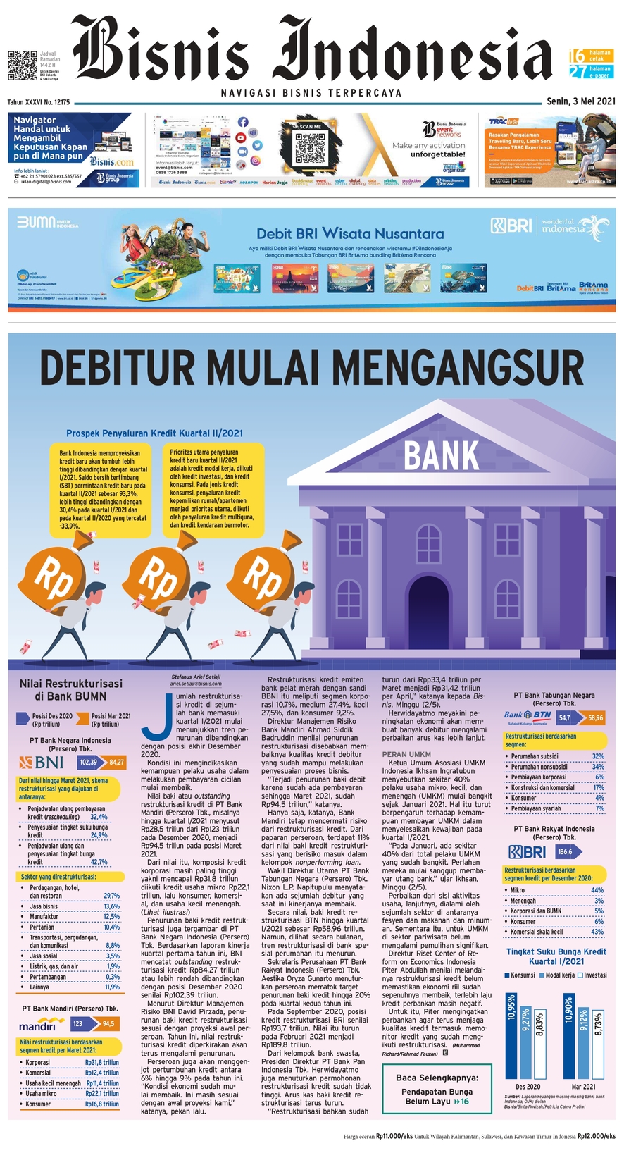 Bisnis Indonesia Edisi 3 Mei 2021