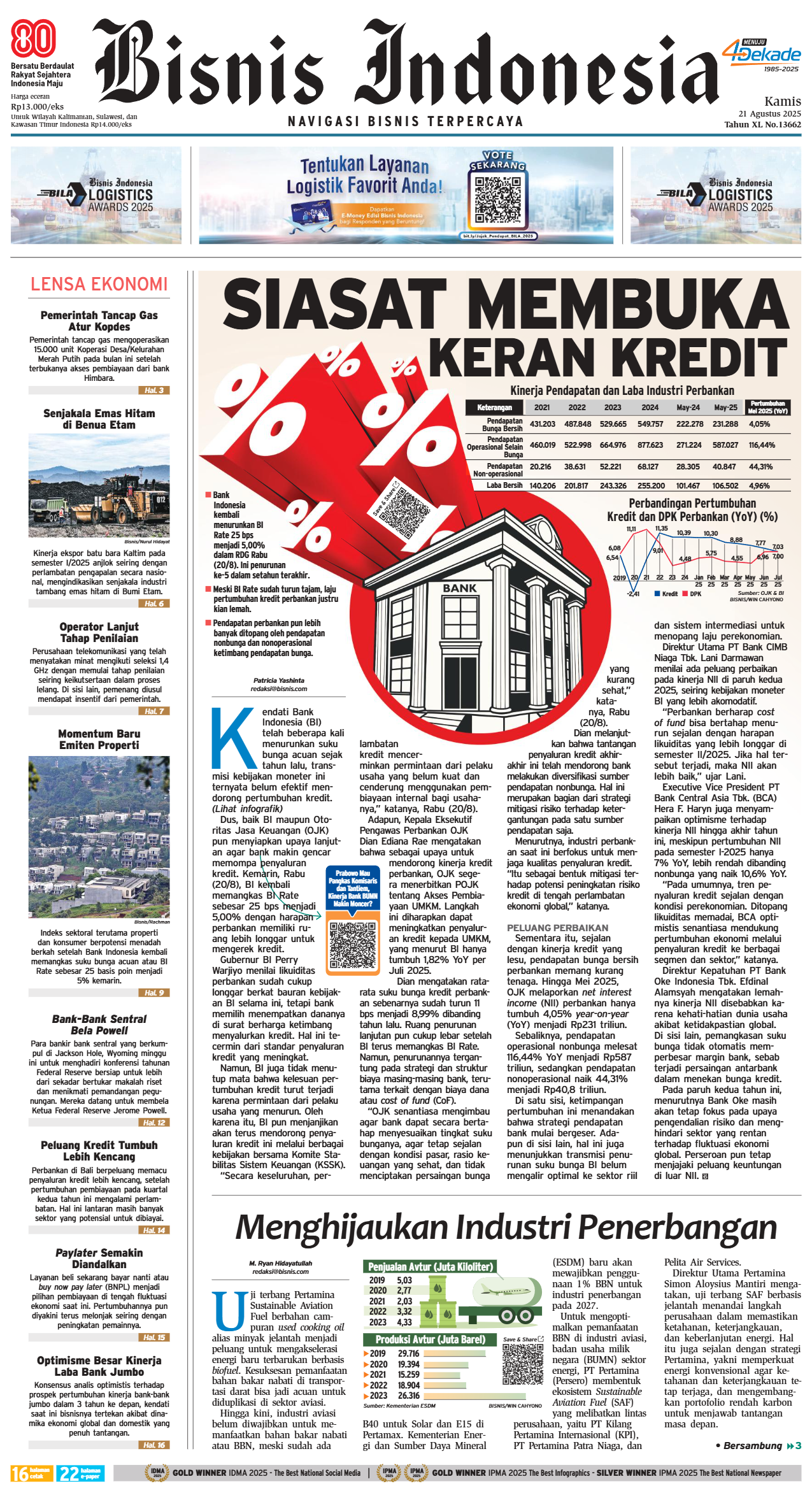 Bisnis Indonesia Edisi 21 Agustus 2025 Bisnis Indonesia Edisi 21 Agustus 2025