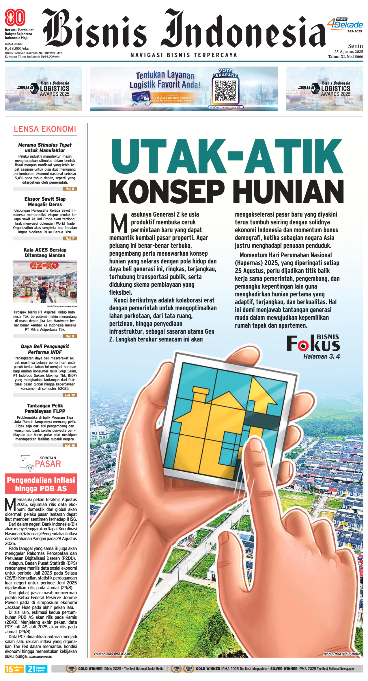 Bisnis Indonesia Edisi 25 Agustus 2025