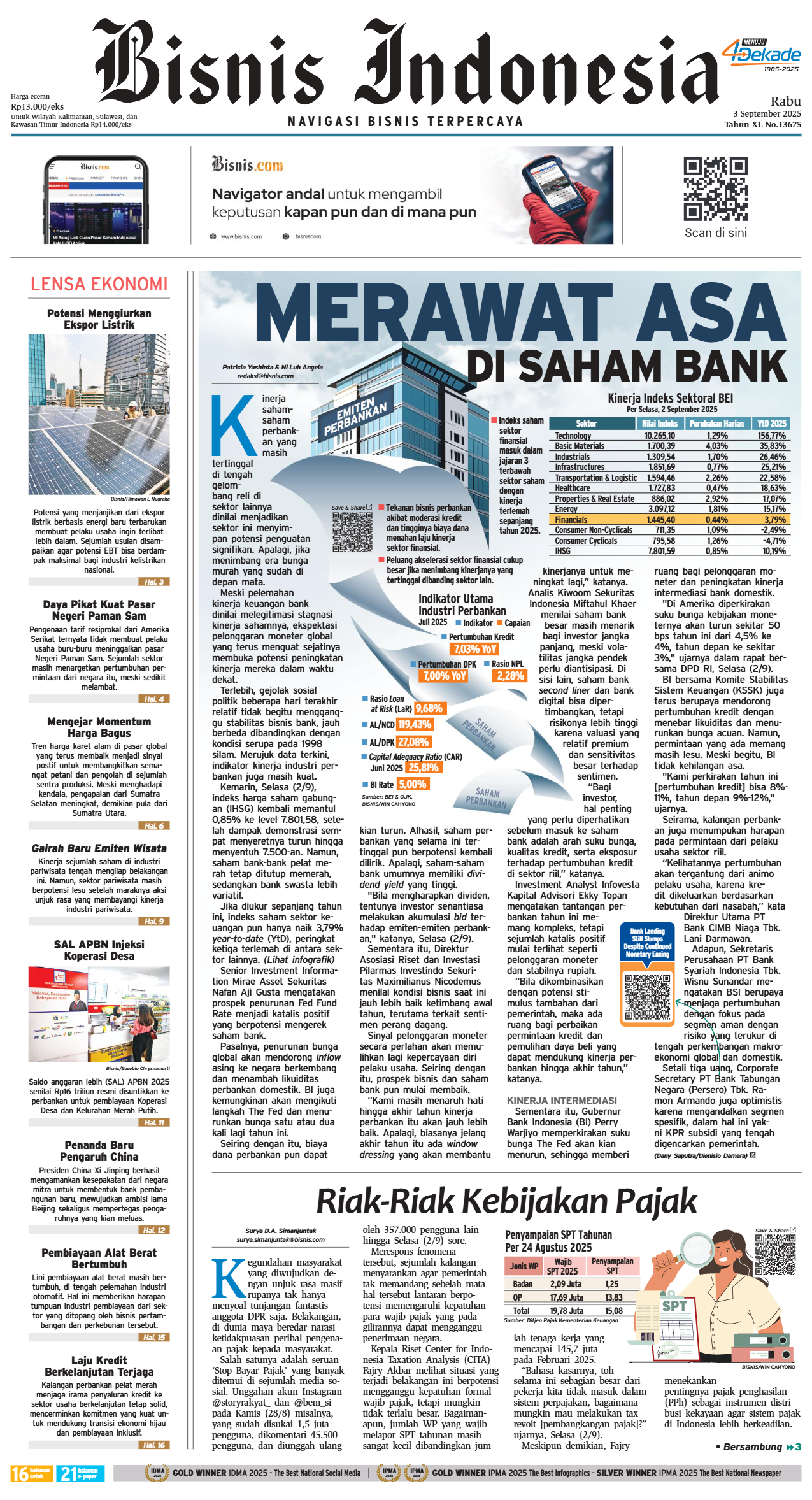Bisnis Indonesia Edisi 03 September 2025
