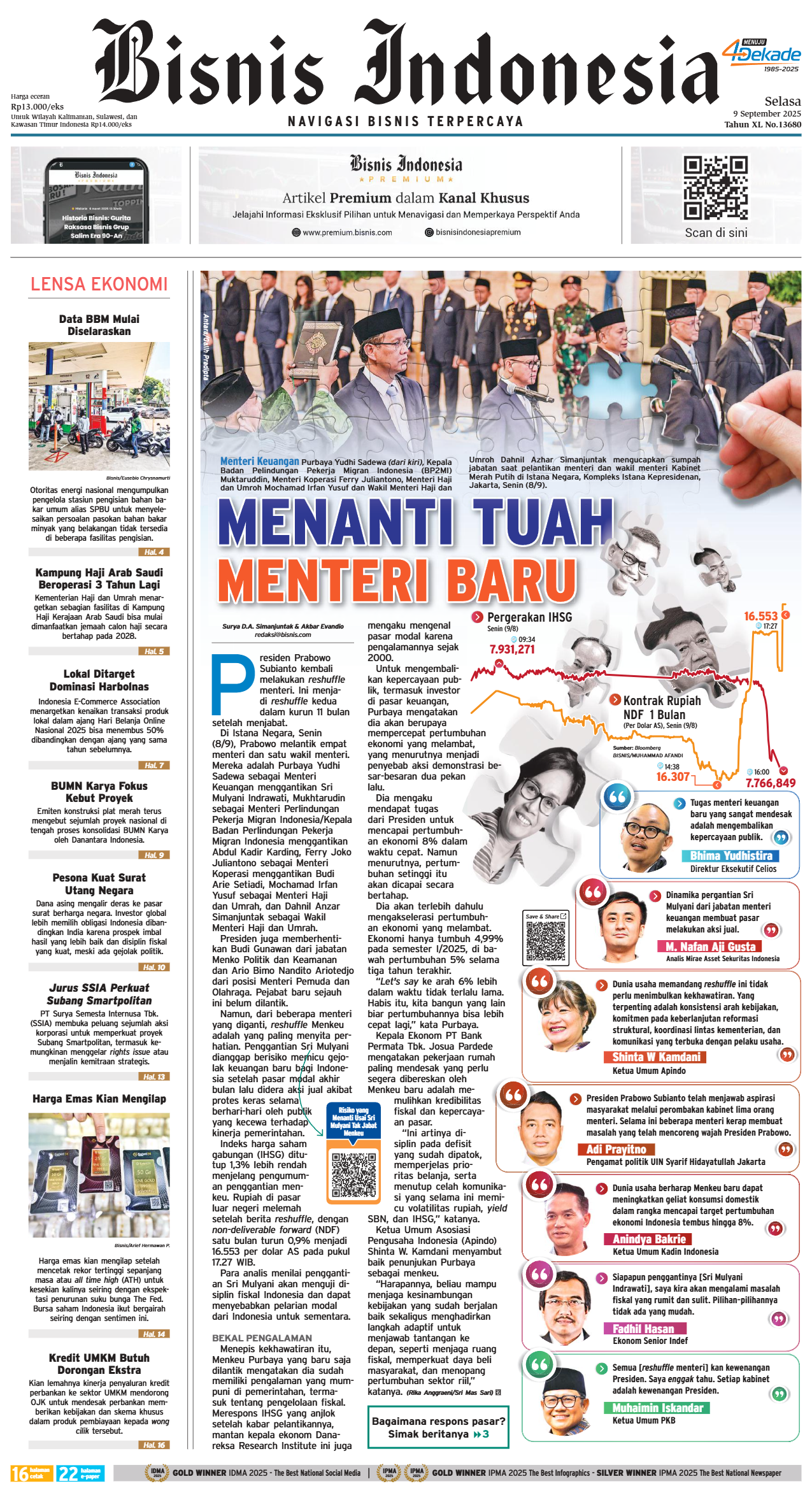 Bisnis Indonesia Edisi 09 September 2025