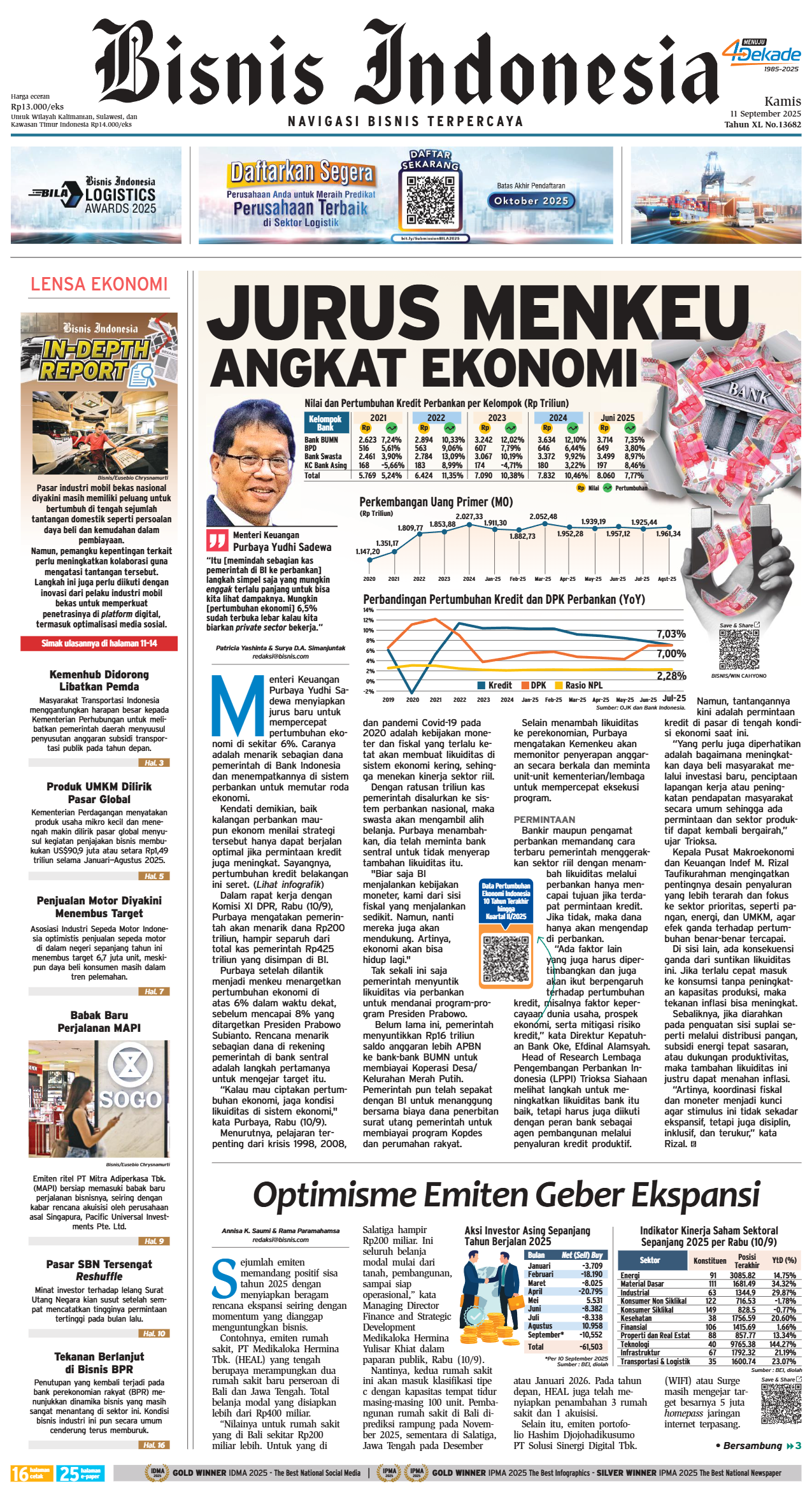 Bisnis Indonesia Edisi 11 September 2025