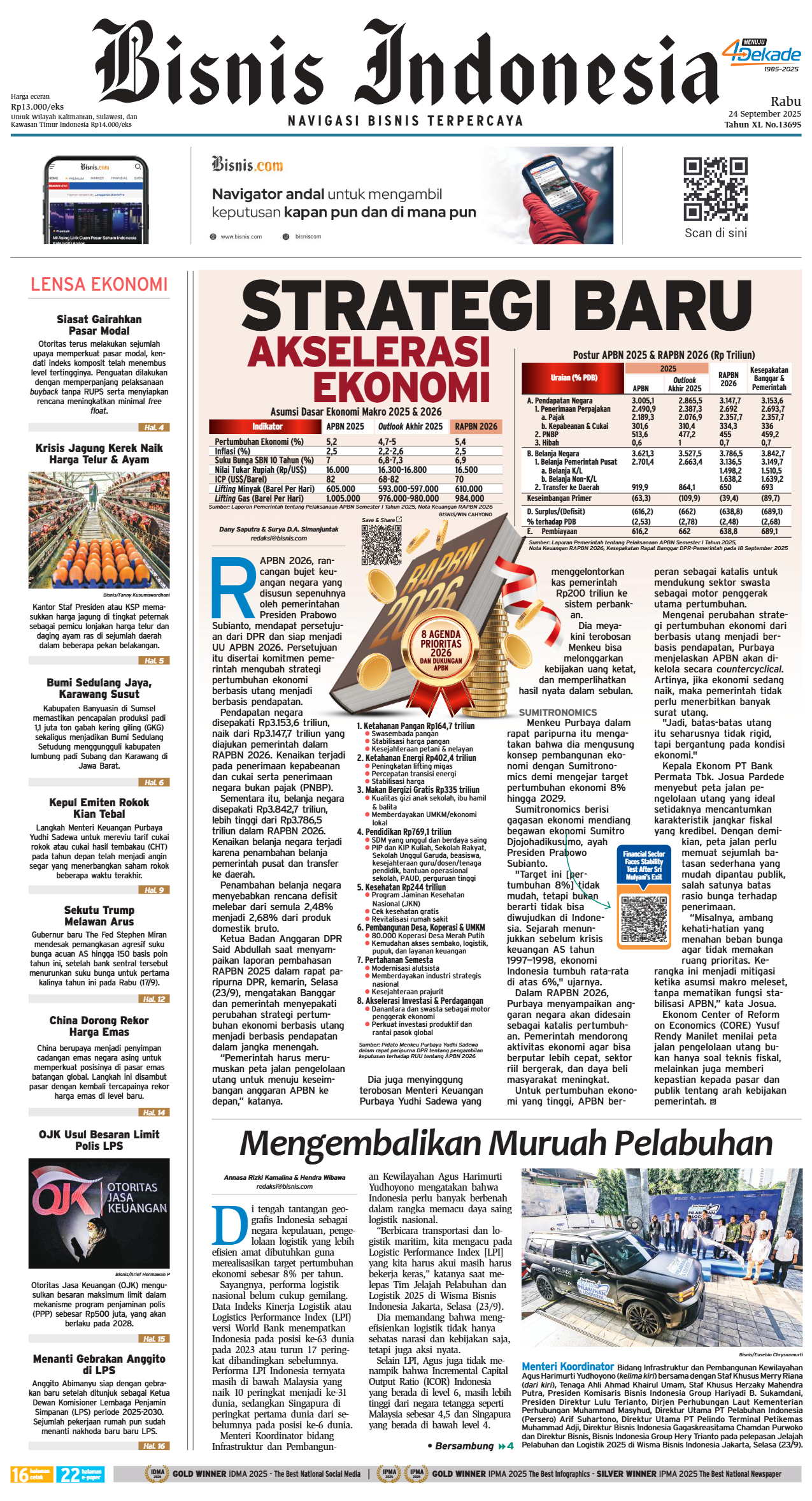 Bisnis Indonesia Edisi 24 September 2025