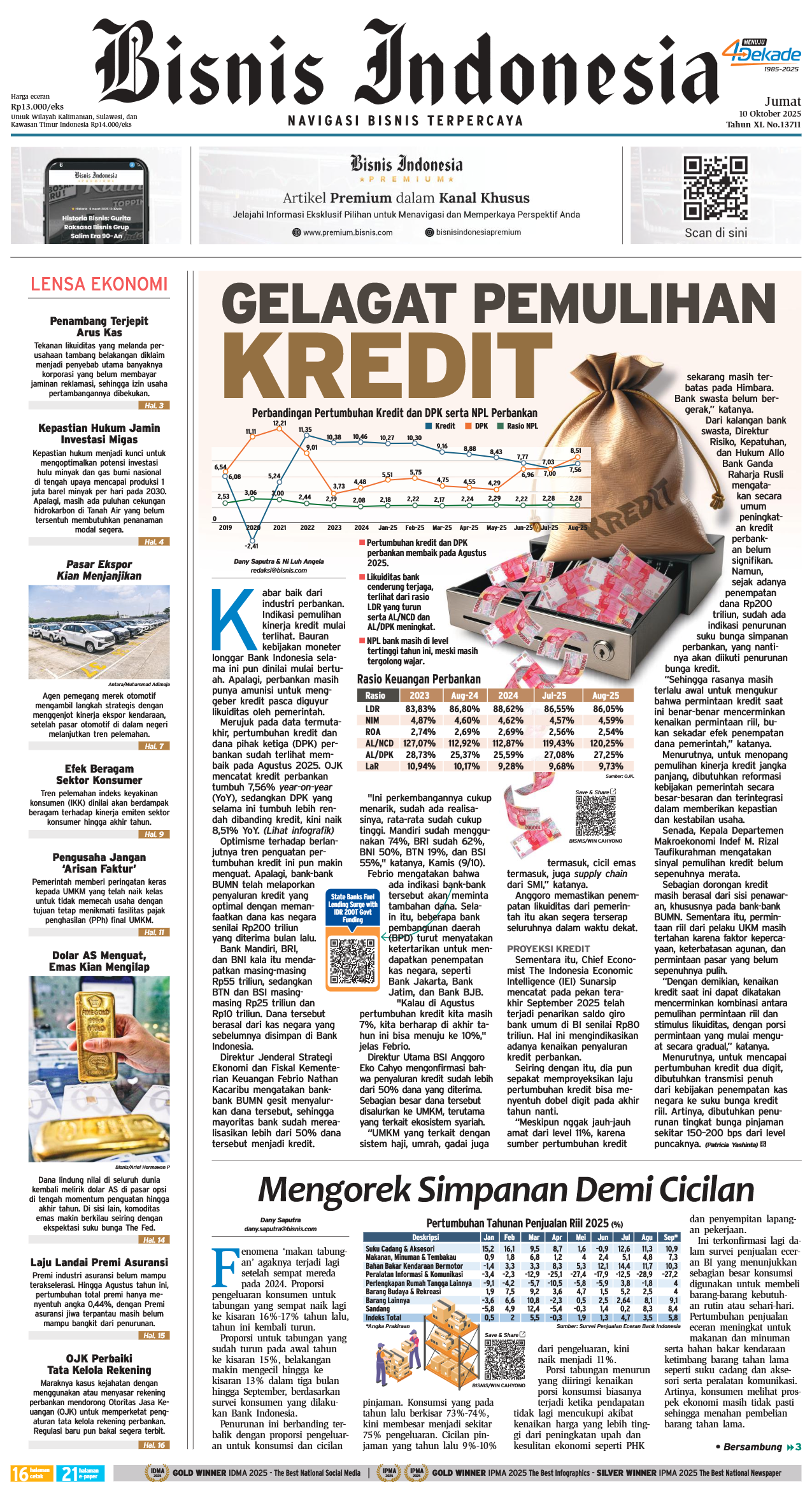 Bisnis Indonesia Edisi 10 Oktober 2025 Bisnis Indonesia Edisi 10 Oktober 2025
