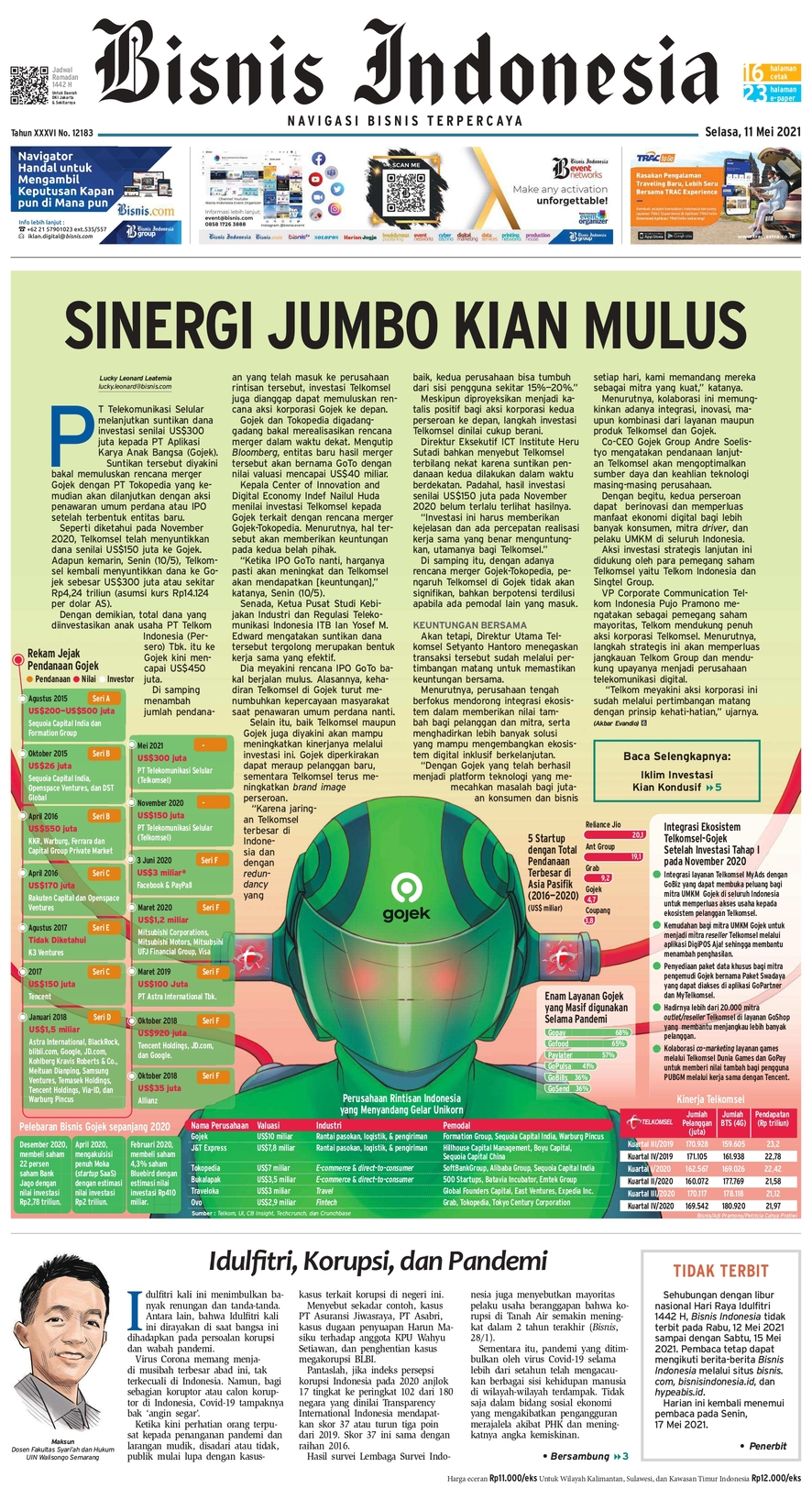 Bisnis Indonesia Edisi 11 Mei 2021