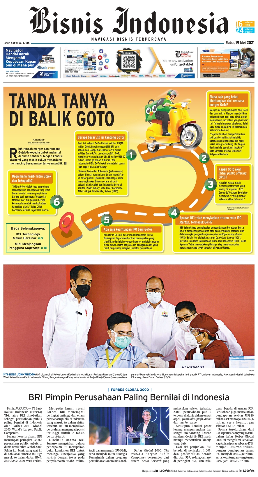 Bisnis Indonesia Edisi 19 Mei 2021