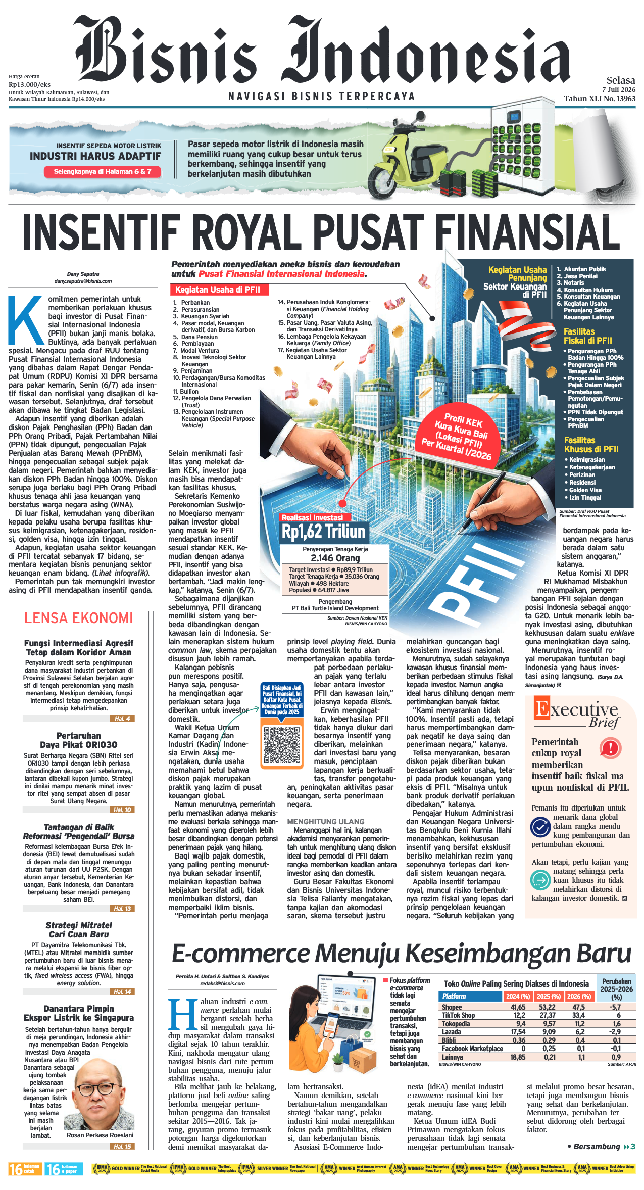 Bisnis Indonesia Edisi 07 Juli 2026