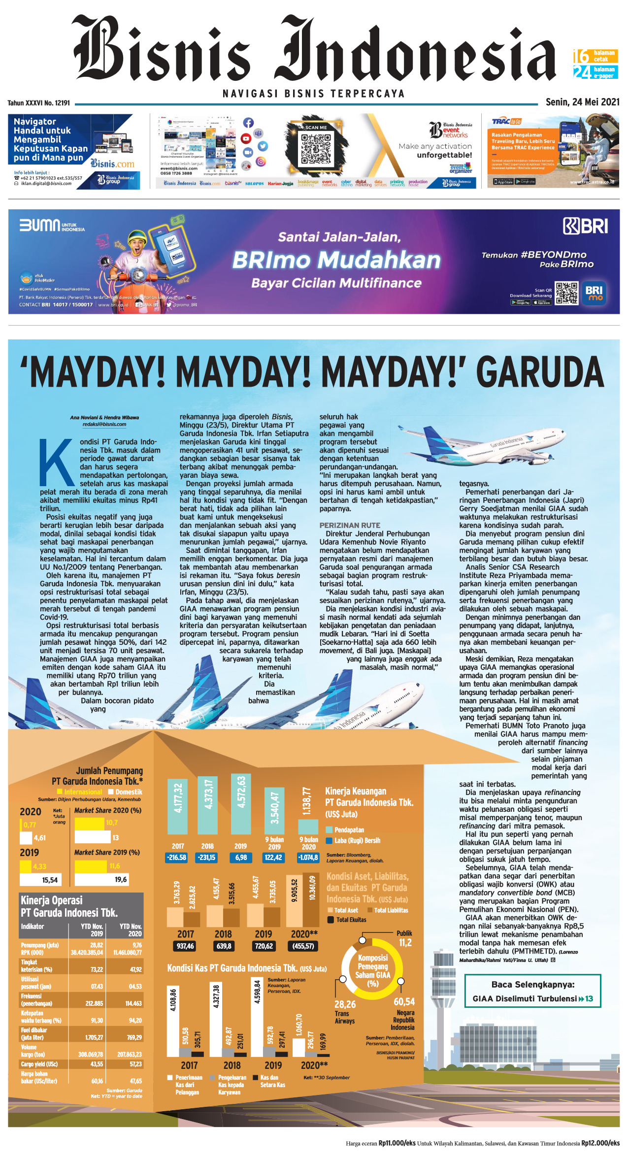 Bisnis Indonesia Edisi 24 Mei 2021