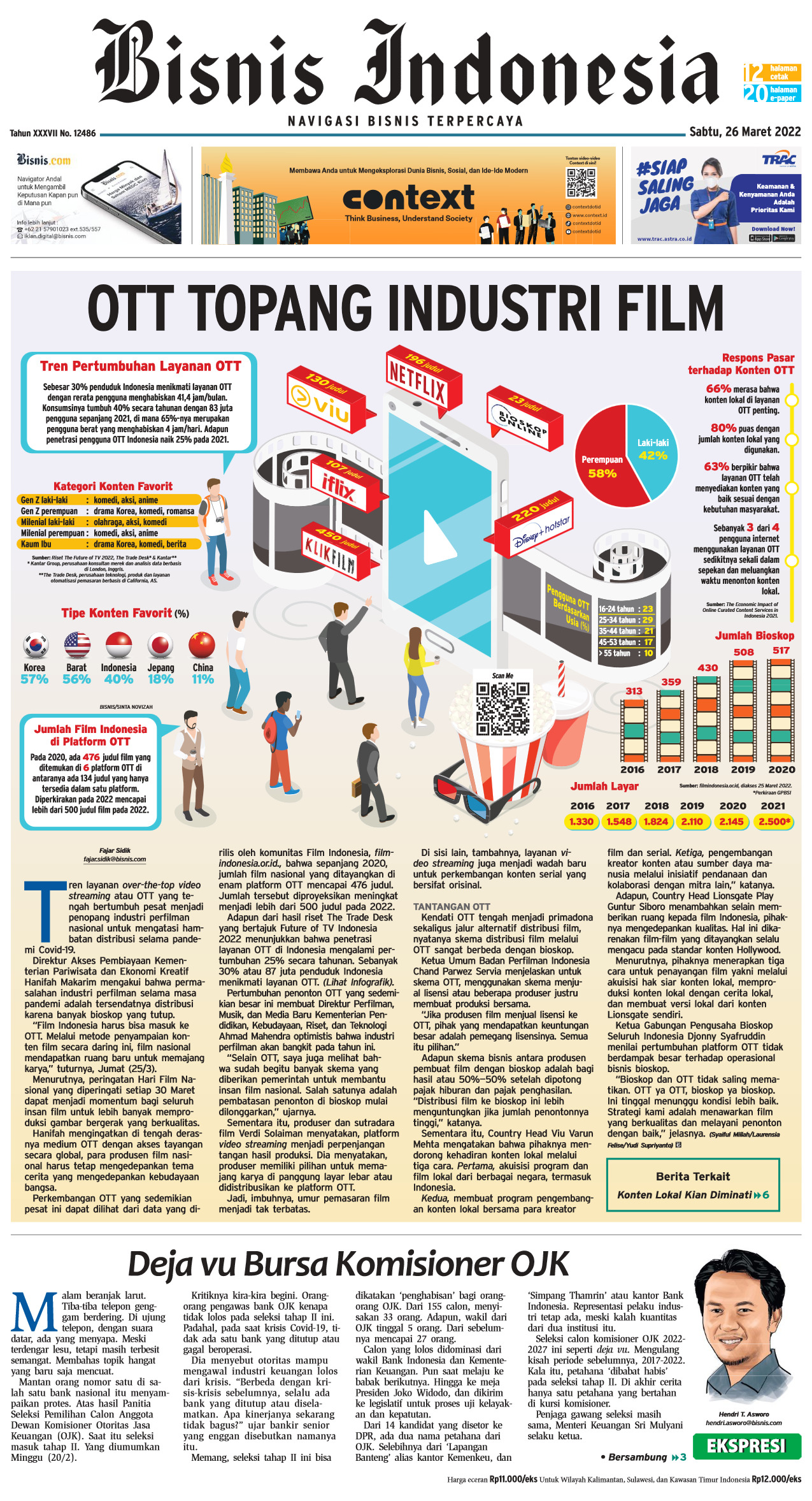 Bisnis Indonesia Edisi 26 Maret 2022