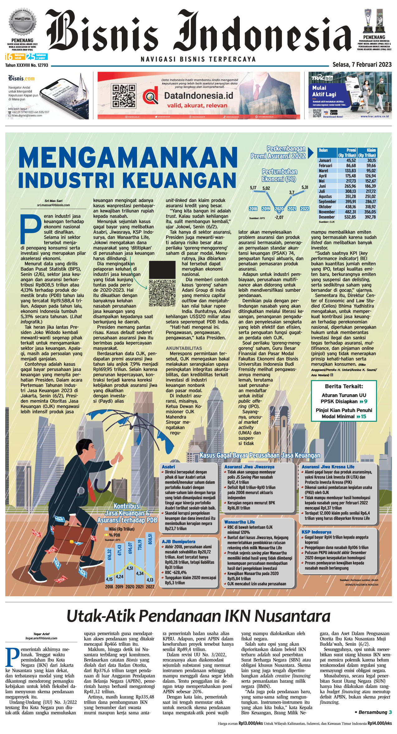 Bisnis Indonesia Edisi 07 Februari 2023