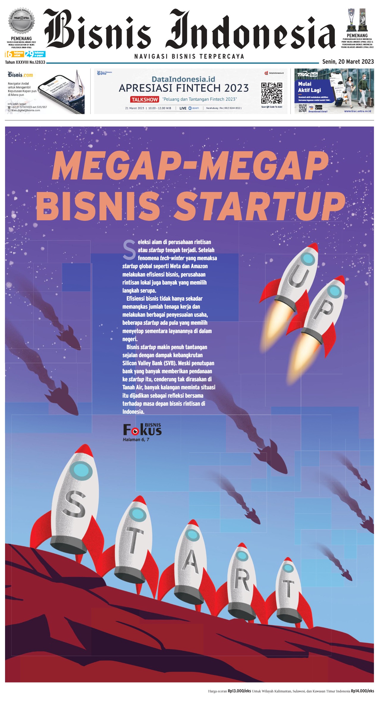 Bisnis Indonesia Edisi 20 Maret 2023