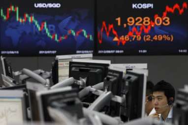 Indeks Kospi Dibuka Menguat 0,29% ke 1.928,13