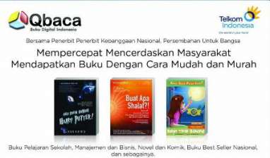 PT Telkom Perluas Konten Buku Digital Qbaca