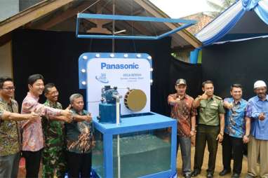 Panasonic Sediakan Akses Air Bersih di Desa Karihkil, Bogor