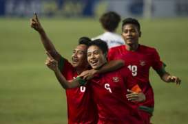 Timnas U-19 vs Pusam U-21, Skor Akhir 2-1