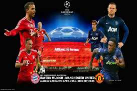 LIGA CHAMPIONS: Bayern Munchen vs Manchester United, Prediksi, Line Up (SCTV)