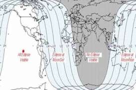 GERHANA BULAN TOTAL: Ini 21 Tempat yang Dapat Menyaksikan Langsung Saat Ini