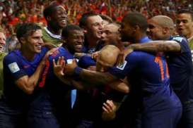 PIALA DUNIA 2014: Belanda Bantai Spanyol 5-1, Van Persie & Robben Bersinar