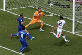 PIALA DUNIA 2014: Kosta Rika Ke-16 Besar, Pukul Italia 1-0