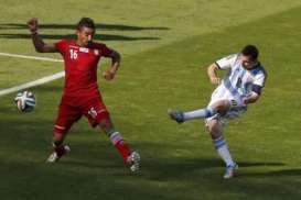 PIALA DUNIA 2014:  Argentina Ke 16 Besar, Pukul Iran 1-0