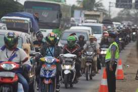 MUDIK LEBARAN 2014: Pengguna Motor Tak Sepadat Tahun Lalu