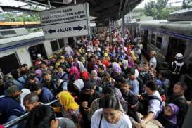 MUDIK LEBARAN 2014: KAI Tambah 5 Kereta dari Stasiun Gambir