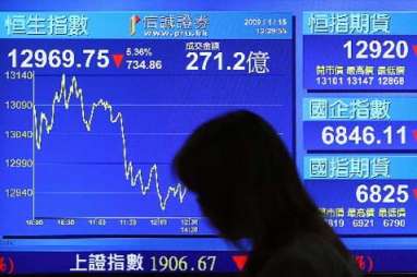 BURSA HONG KONG (14/8/2014): Pertengahan Perdagangan Berbalik Melemah 0,08%