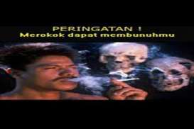 Gambar Seram Bikin Konsumsi Rokok Anjlok