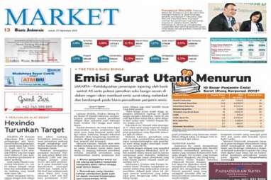 INDEKS BISNIS 27 (29/8/2014): Ditutup Anjlok 1,65%, Berikut Daftar Harga Emiten