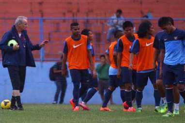 LAGA PERSAHABATAN: Timnas Senior Indonesia Pukul Kamboja 1-0