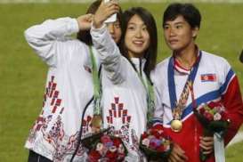 ASIAN GAMES 2014: Korea Utara Menang 3-1 di Final, Fans Tuan Rumah Dukung Korut