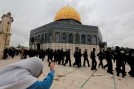 PENUTUPAN AL-AQSA: Polisi Israel Jaga Ketat Jamaah Shalat Jumat