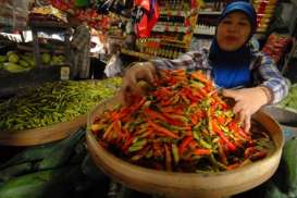 Harga Cabai Rawit Tembus Rp90.000  Per Kg