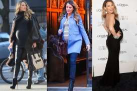 Blake Lively Tetap Tampil Modis Saat Hamil